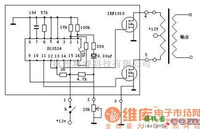 逆变电源中的自制大功率高效逆变模块电路图  第1张