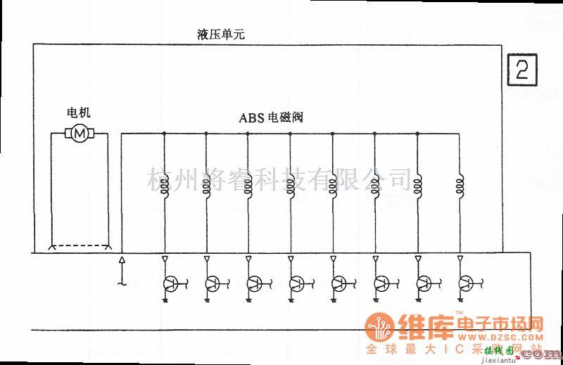 东南中的东南菱绅ABS底盘电路图  第2张