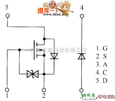 综合电路中的QS5U26、QS5U28内部电路图  第1张