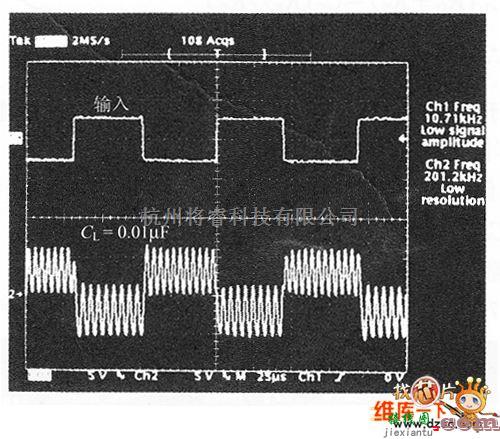 仪表放大器电路中的因电容负载而不稳定的OP放大器电路图  第2张