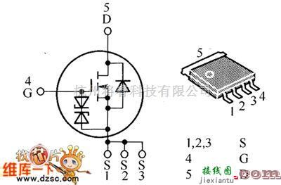 综合电路中的HAT2134H、HAT2160H内部电路图  第1张