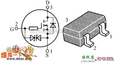 综合电路中的2SK300内部电路图  第1张