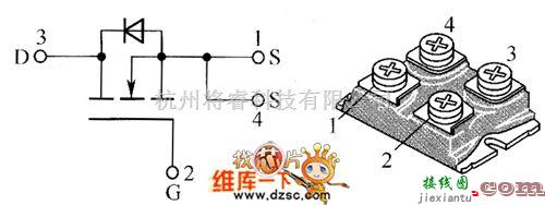 光敏二极管、三极管电路中的场效应晶体管STE110NS20FD、SFE180NE10、STE250NS10内部电路图  第1张