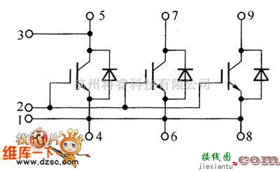 综合电路中的5SNA0600G650100内部电路图  第1张