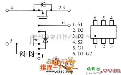 综合电路中的NTGD1100L、NTJD1155L内部电路图  第1张