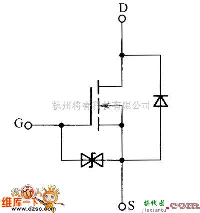 综合电路中的RDN050N20、RDN080N25、RDN100N20内部电路图  第1张