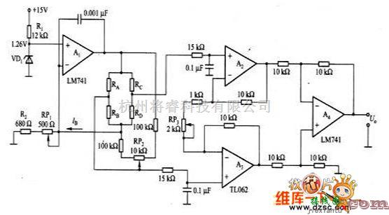 传感信号处理中的桥式传感器的驱动电路图  第1张