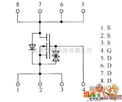 光敏二极管、三极管电路中的场效应晶体管RSS075P03、RSS090P03内部电路图  第1张