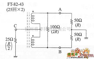 频率合成器中的应用于信号分配的混合电路图  第1张