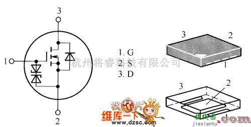 综合电路中的RQA0001DNS、RQA000DNS、RQA0003DNS内部电路图  第1张