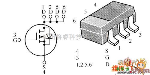 综合电路中的HAT1043M内部电路图  第1张