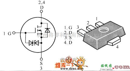 综合电路中的RQK0302GGDQS、RQK0301FGDQS内部电路图  第1张