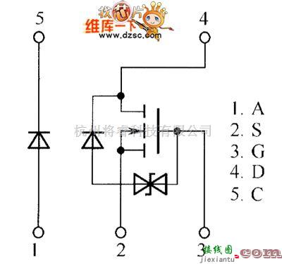 综合电路中的QS5U12、QS5U13内部电路图  第1张