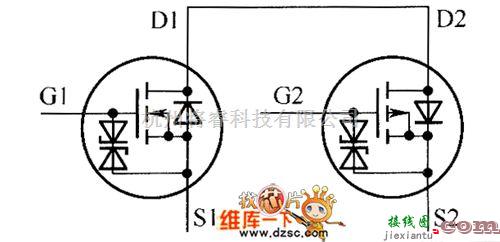 综合电路中的AP4525GEH内部电路图  第1张