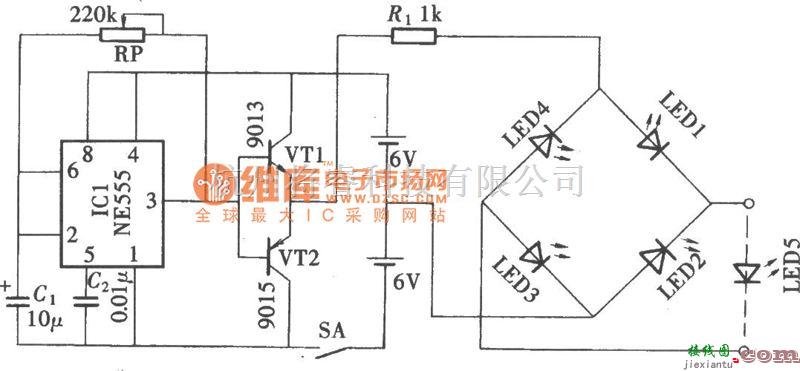 专用测量/显示电路中的桥式整流演示电路图  第1张