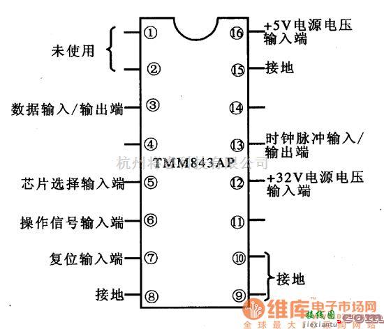 仪器仪表中的非挥发性存储器集成电路图  第1张