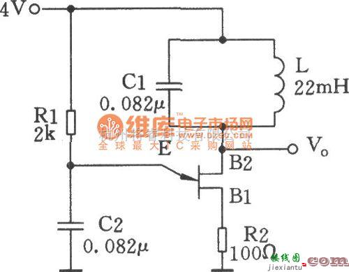 正弦信号产生中的单结晶体管正弦波振荡器电路图  第1张