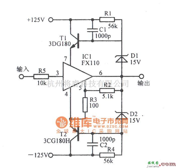 高压跟随电路图  第1张