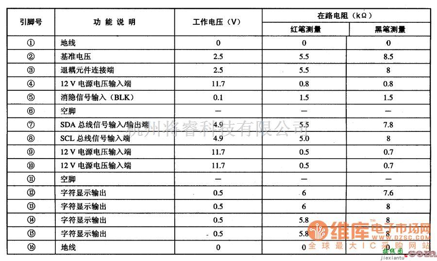 集成音频放大中的NT6827字符产生集成电路图  第1张