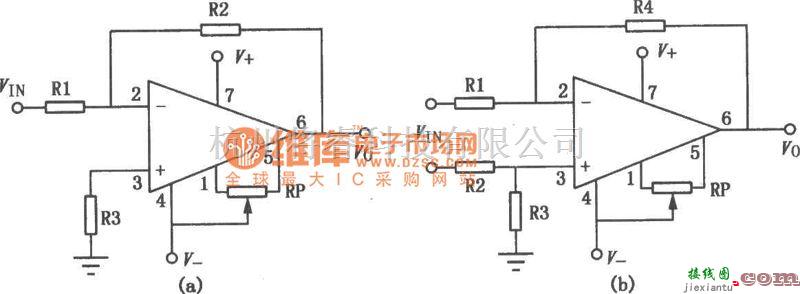 基础电路中的CFl55双电源高输入阻抗单运放电路图  第1张