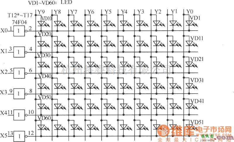 LED电路中的计时抢答器电路图  第2张