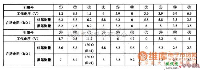 集成电路构成的信号产生中的TA8814N彩色瞬态特性改善集成电路图  第1张