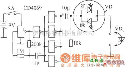 LED电路中的二极管快速分选器电路图  第1张