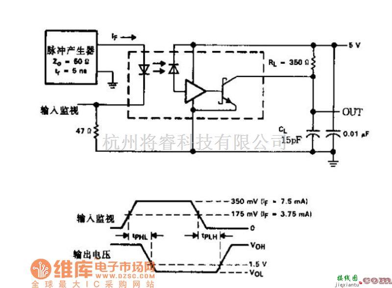 光电耦合器中的双通道光耦合－光隔离器电路图  第1张