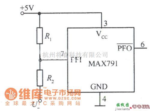 电源电路中的监视负电源电路图  第1张