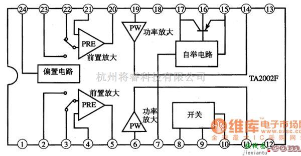 语音电路中的放音单片集成电路图  第1张