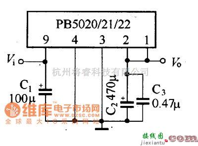 DC-DC中的PB5020/21/22应用典型电路图  第1张