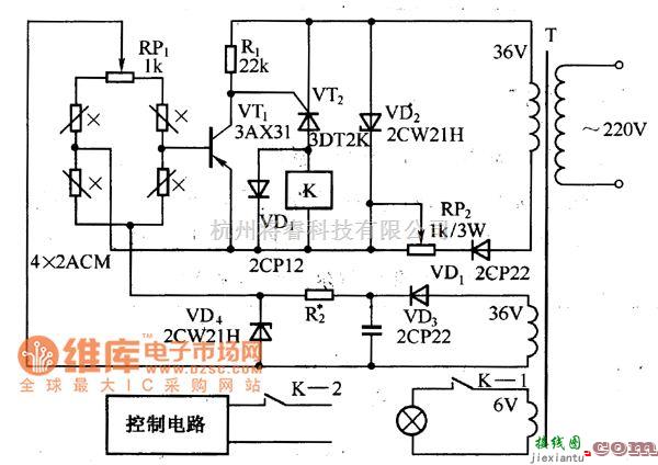 开关电路中的无触点开关电路图  第1张