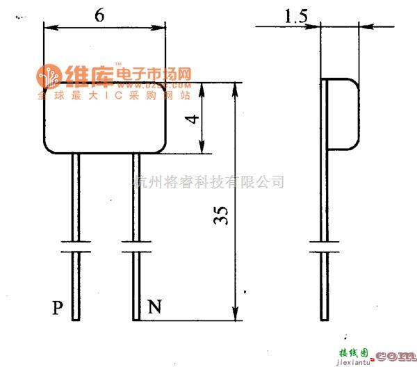 三相信号产生中的2ACM型磁敏二极管外形电路图  第1张