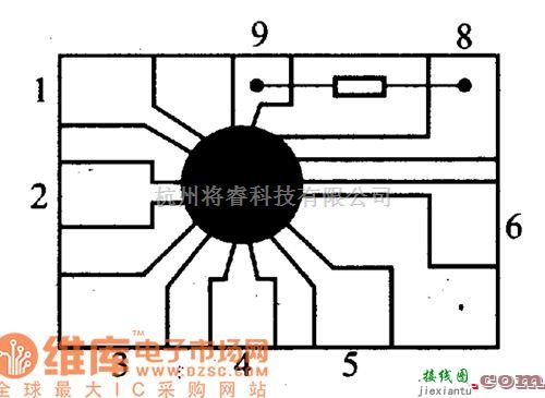 音频电路中的HY-100系列音乐集成电路图  第1张