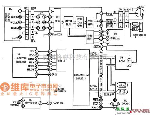 音频处理中的CL680数码音频、视频解码集成电路图  第6张