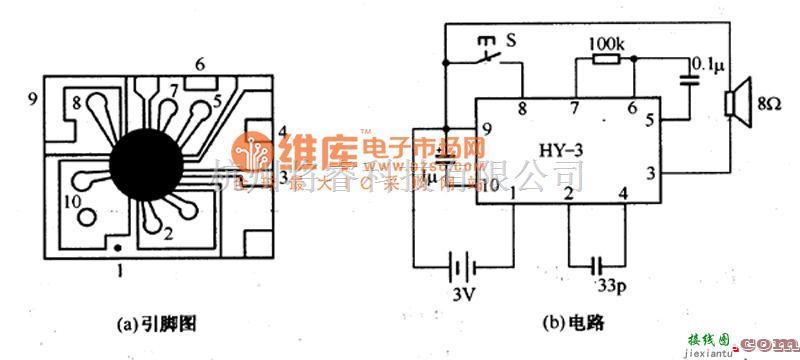 音频电路中的HY系列音乐集成电路图  第3张