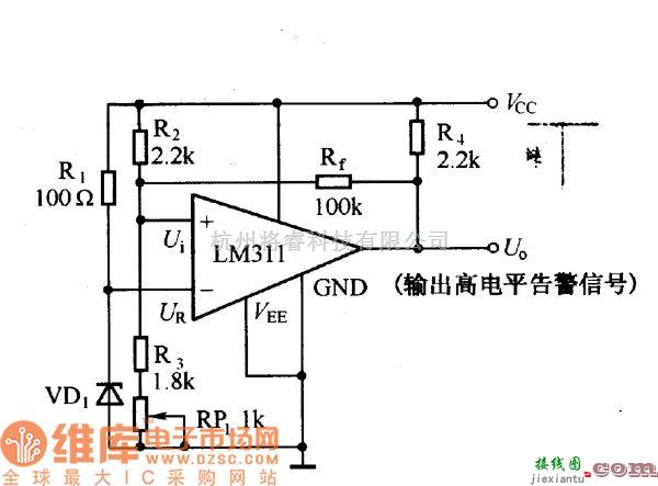 稳压电源中的信号幅度比较电路图  第3张