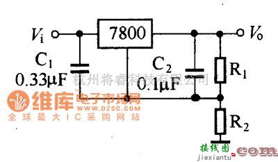 稳压电源中的提高输出电压的电路图  第2张