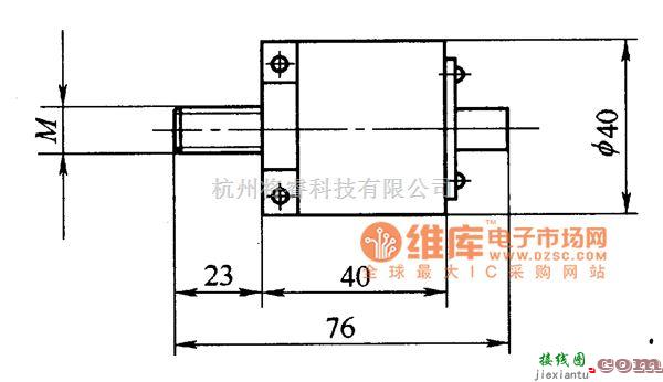 温度传感电路中的GY-YZ-161型高精度压力传感器外形电路图  第1张