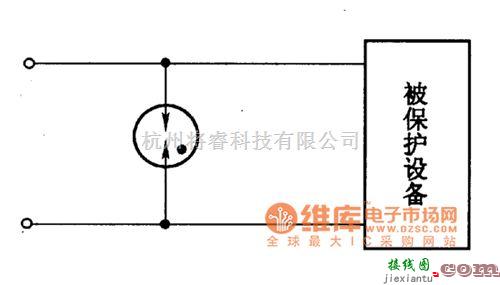 光敏二极管、三极管电路中的信号线保护电路图  第1张