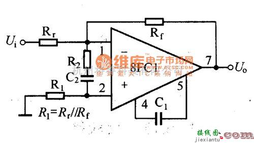 稳压电源中的运算放大器消振电路图  第3张