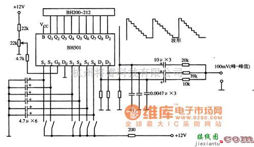 综合电路中的BH501钢琴包络门集成电路图  第2张