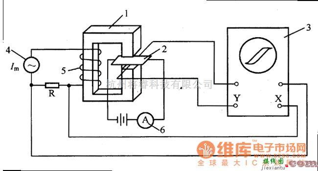 开关电路中的霍尔元件在磁性材料特性研究中的应用电路图  第1张