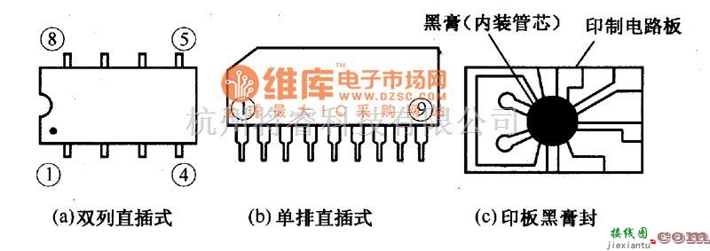 音频电路中的音乐集成电路的封装形式电路图  第1张