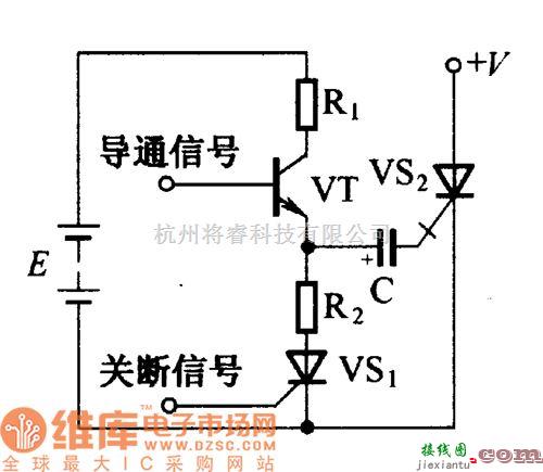 晶闸管控制中的一般关断控制电路图  第1张