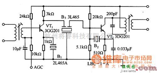 滤波器中的陶瓷滤波器在半导体收音机电路中的应用电路图  第1张