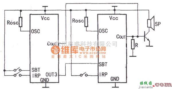 语音电路中的HY8000A系列的串联、并联应用电路图  第1张