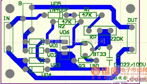 稳压电源中的全自动无触点交流稳压器电路图  第2张