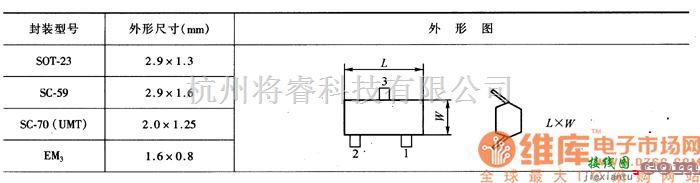 模拟电路中的片状二极管常用的封装形式及外形尺寸电路图  第1张