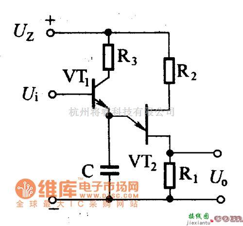 晶闸管控制中的由控制电压实现移相的触发电路图  第1张